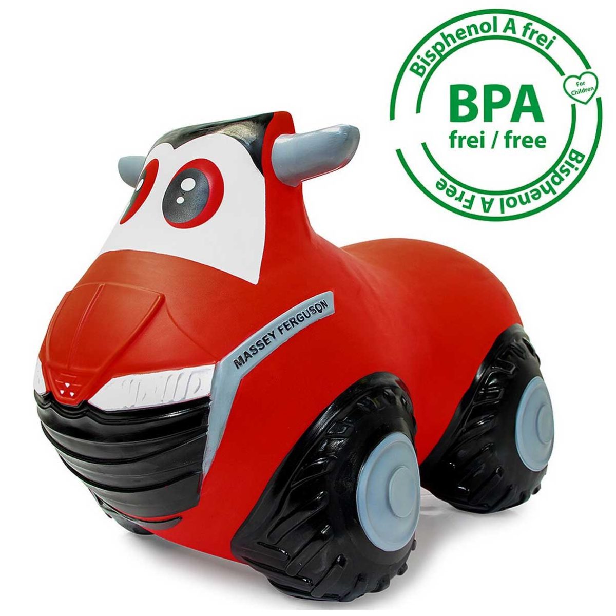 Jamara traktor na napuhavanje za skakanje Massey Ferguson s pumpicom - Slika 3