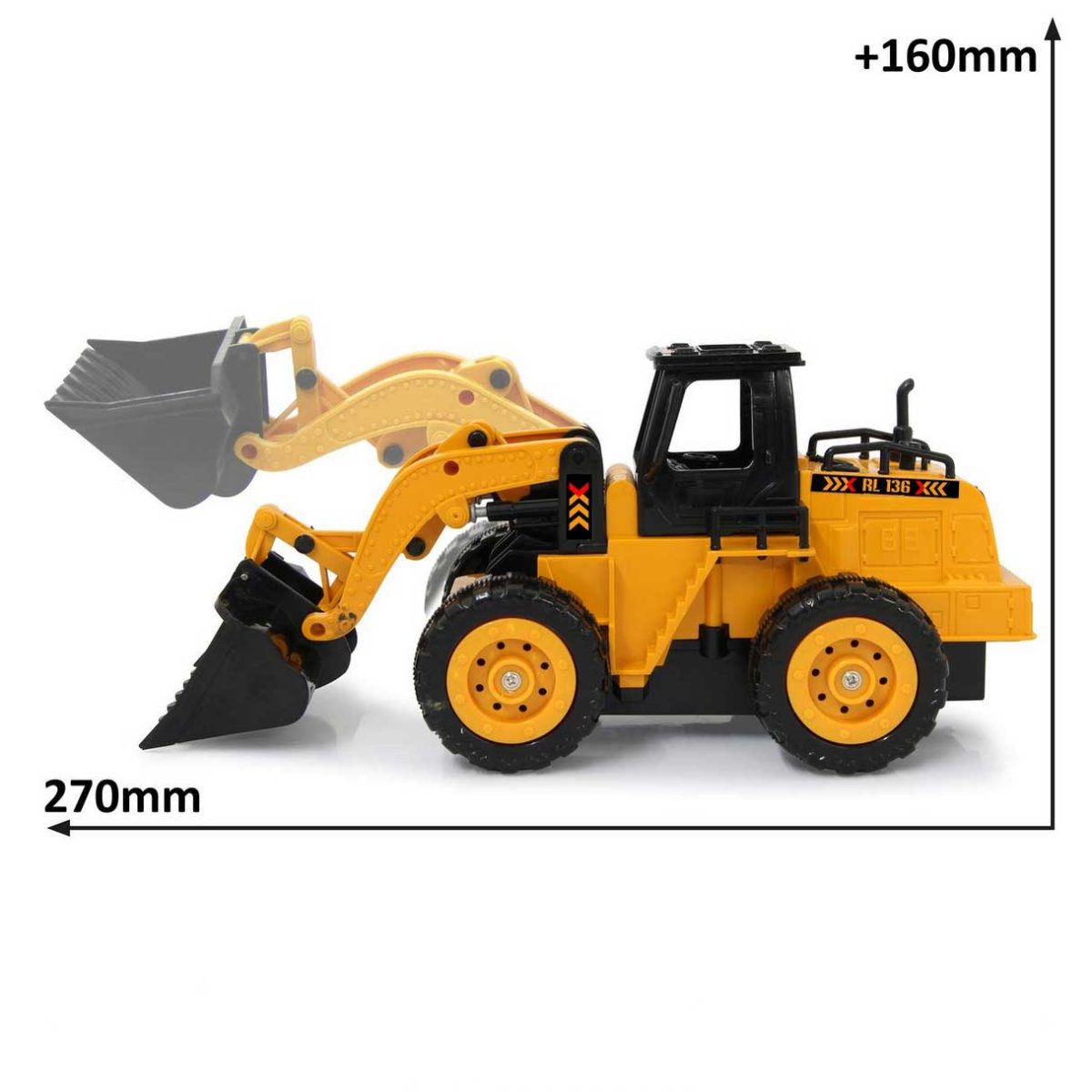 Jamara bager na kotačima RL136 na daljinsko upravljanje 2,4 GHz - Slika 2