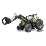 Bruder traktor Deutz 8280 TTV s prednjim utovarivačem - u pokretu