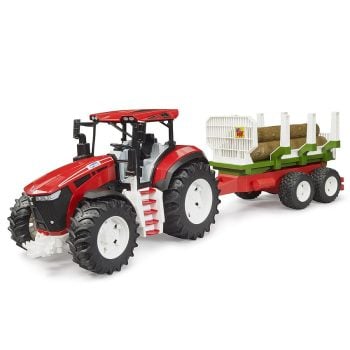 Bruder traktor Roadmax s prikolicom za trupce