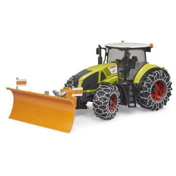 Bruder traktor Claas Axion 950 s lancima i ralicom za snijeg