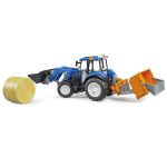Bruder traktor New Holland T5.120 s utovarivačem i balom s otvorenim priključkom