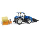 Bruder traktor New Holland T5.120 s utovarivačem i priključkom - otkačen priključak